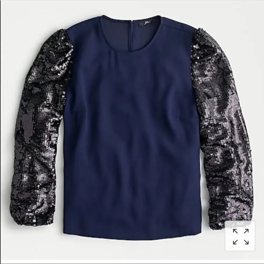 J. Crew Sequin Top
